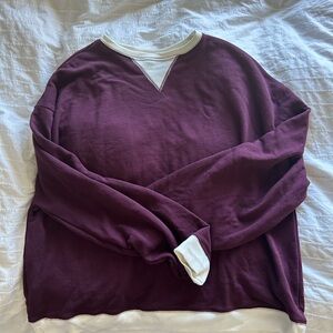 Free people oversized crewneck!